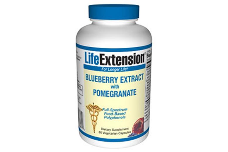 Complete extract. Life Extension. Blueberries for Life Extension.