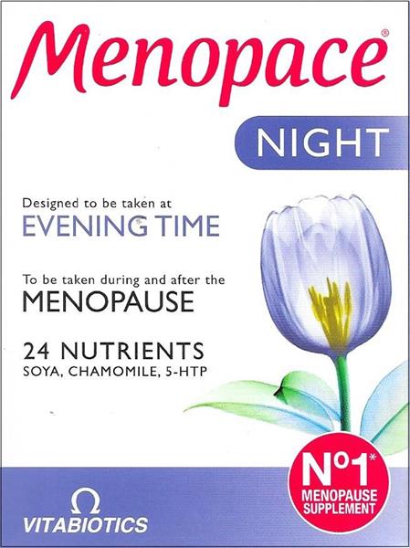 Vitabiotics Menopace Night 30tabs Pharmapoli Com